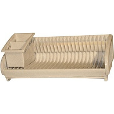 Сушилка для посуды Ламела 47,5 х 22 х 20 см білий мармур (лмл 191/білий мармур) Винница - изображение 1