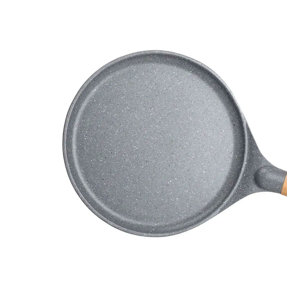 MGC Алюмінієва сковорода для млинців з мармуровим антипригарним покриттям Ø 24 см, товсте дно M Коломыя - изображение 4