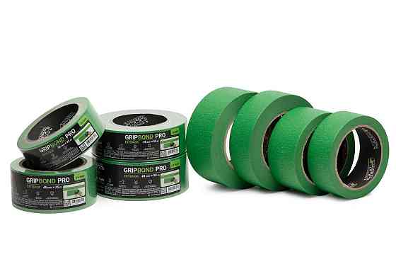 Стрічка малярна для грубих робіт MASTERTOOL GripBond Pro Exterior 48 мм×25 м зелена 79-9888 Коломыя