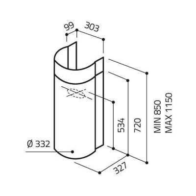 Вытяжка кухонная Elica STONE IX/A/33 Винница - изображение 3