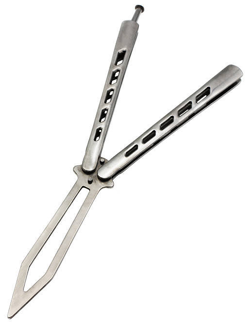 Ніж метелик Тренувальний Metalic AK13 Дніпро - фото 1