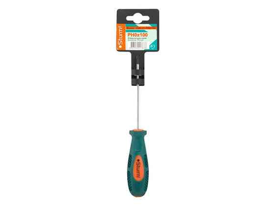 Отвертка крестовая Sturm PH0x100мм 1040-01-PH0-100 (читать описание) Ровно