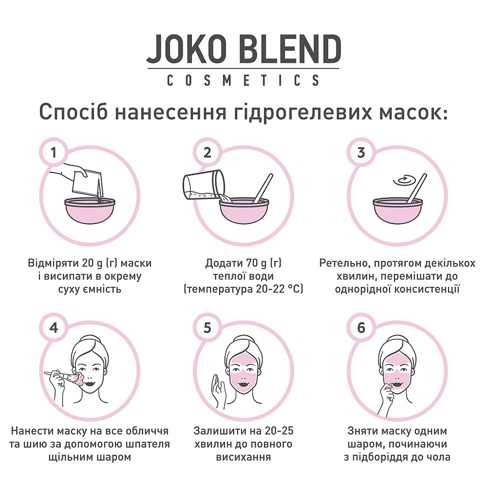 Маска гідрогелева Cornflower Glow Joko Blend 20 г Київ - фото 2