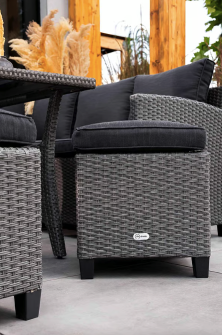 Набір садових меблів Di Volio Livorno Сірий/Графітовий Киев - изображение 9