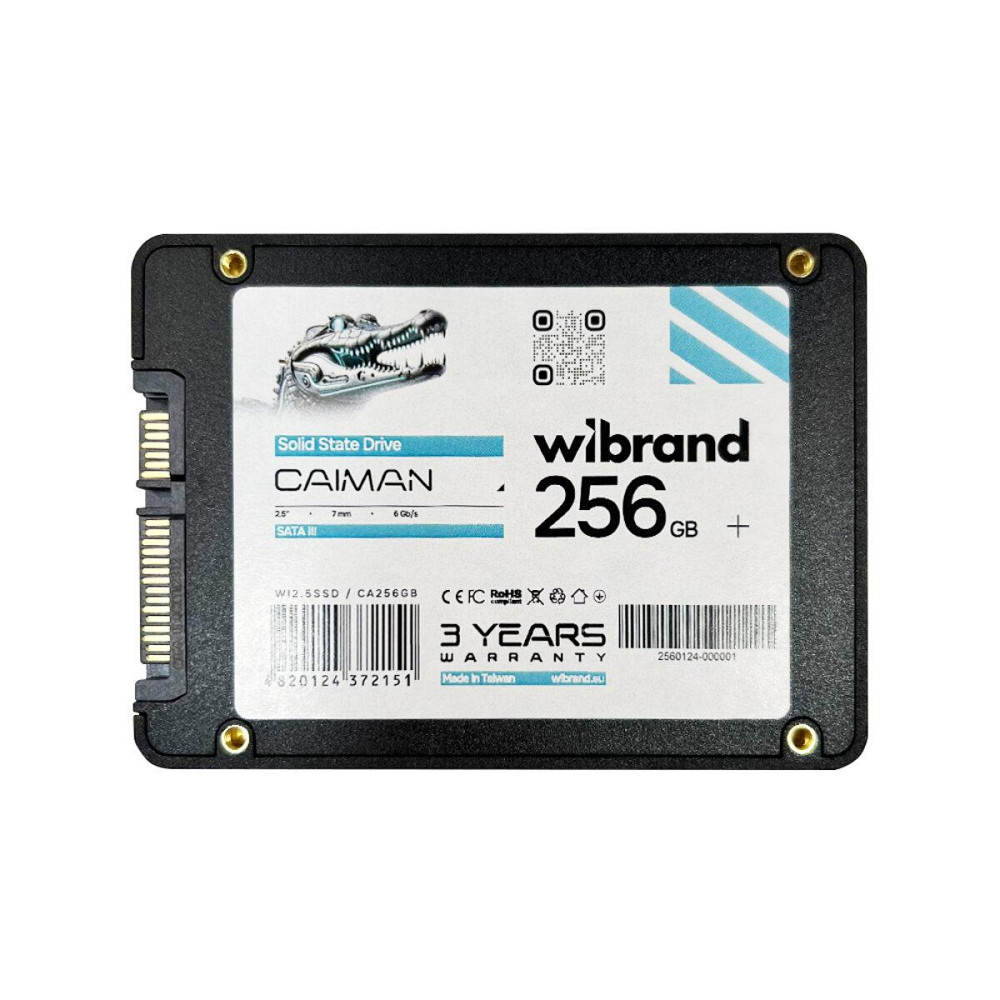 SSD диск накопитель Wibrand Caiman 256GB 2.5