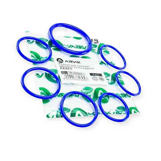 Ремкомплект охолодження Камаз силікон синій системи Мукачево