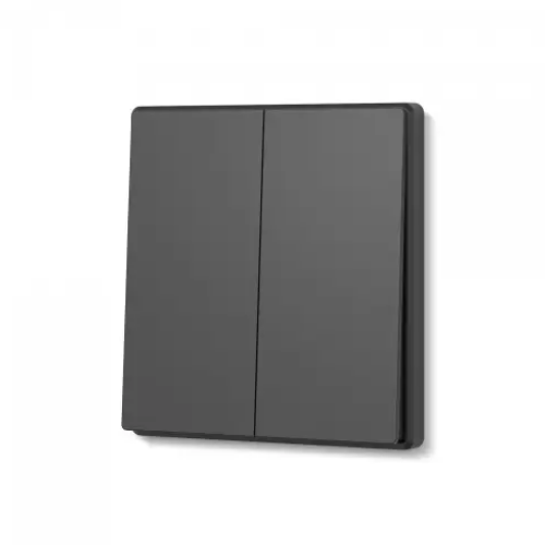 Вимикач 2кл вугільно-чорний VIDEX NOTA (VF-NT-SW2-BL) Житомир