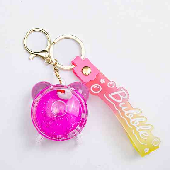 Дитячий брелок Hello Kitty Clock 4×4.5 (см) для ключів, на сумку і рюкзак HP-55-33CAT Київ