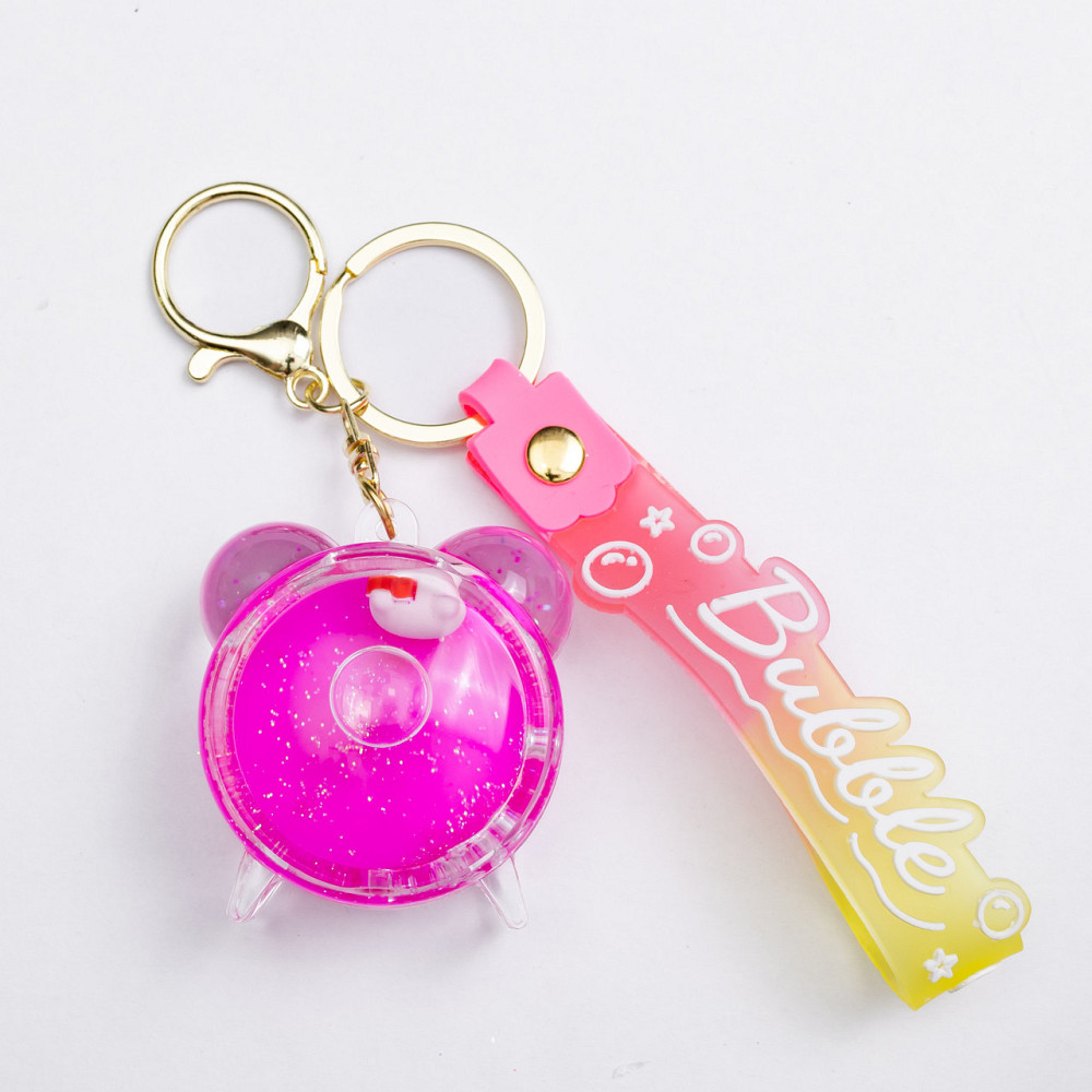 Дитячий брелок Hello Kitty Clock 4×4.5 (см) для ключів, на сумку і рюкзак HP-55-33CAT Київ - фото 1