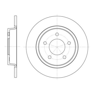 Гальмівний диск REMSA 6880.00 Вінниця - фото 1