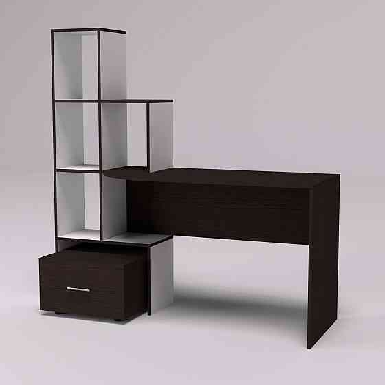 Стол письменный СП-1 №2, Венге Магия/Белый, 1500/550/1500 Львов