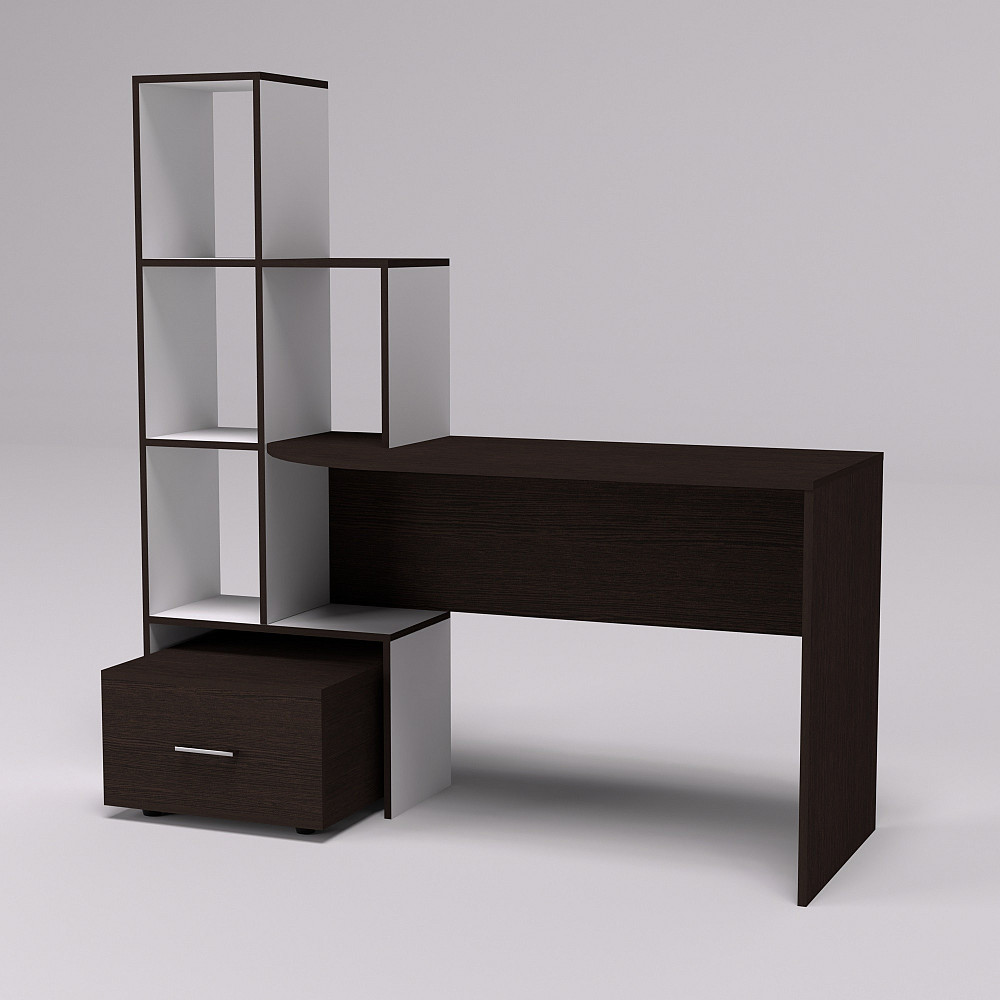 Стіл письмовий СП-1 №2, Венге Магія/Білий, 1500/550/1500 Львів - фото 2