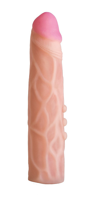Насадка для страпона тілесна EGZO CIBERSKIN NSTR05 ( 21,5 см х 4,6 см ) Sex Aura Київ - фото 3