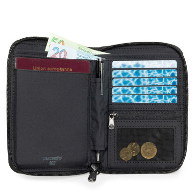 Гаманець Pacsafe RFIDsafe compact travel organizer Чорний (11020100) Вінниця - фото 3