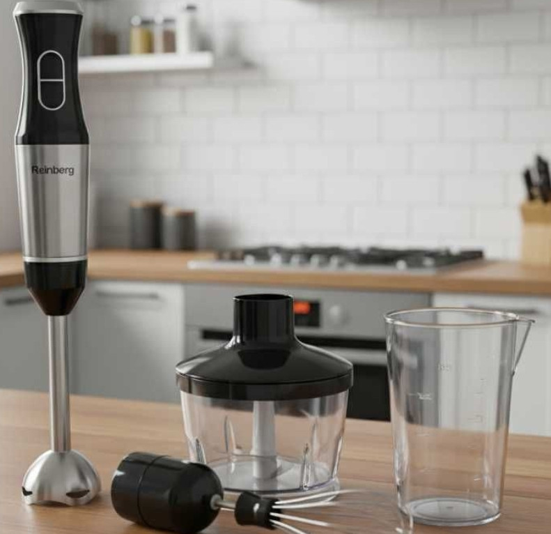 Блендер подрібнення, збивання, змішування Rainberg RB-6211 600 Вт. Харків - фото 8