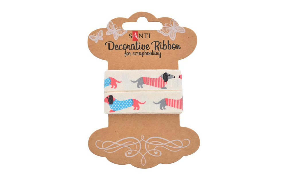 Стрічка бавовняна з малюнком 