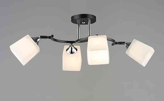 Люстра стельова Sirius B N6106/4 BK+CR з поворотнім механізмом Коломия