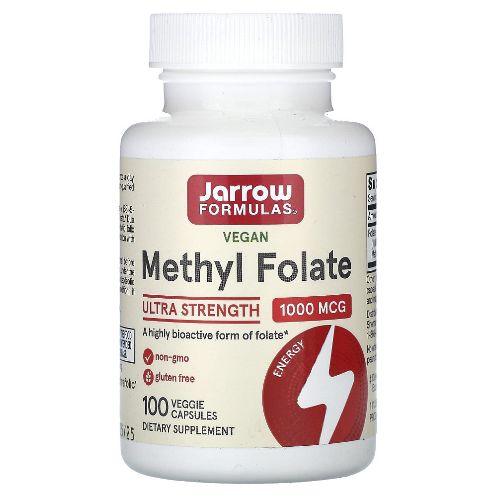 Метил фолиевая кислота (Methyl Folate) 1000 мкг 100 капсул Киев - изображение 1