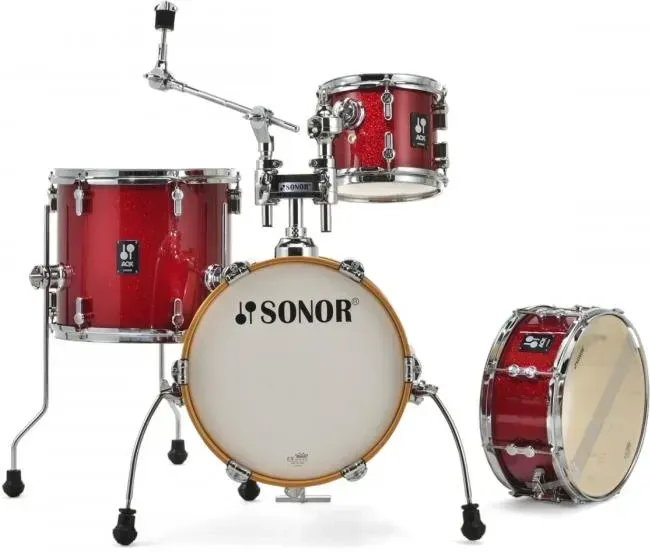 Ударна установка  Sonor AQX Micro Shell Set Red Moon Sparkle Київ - фото 1