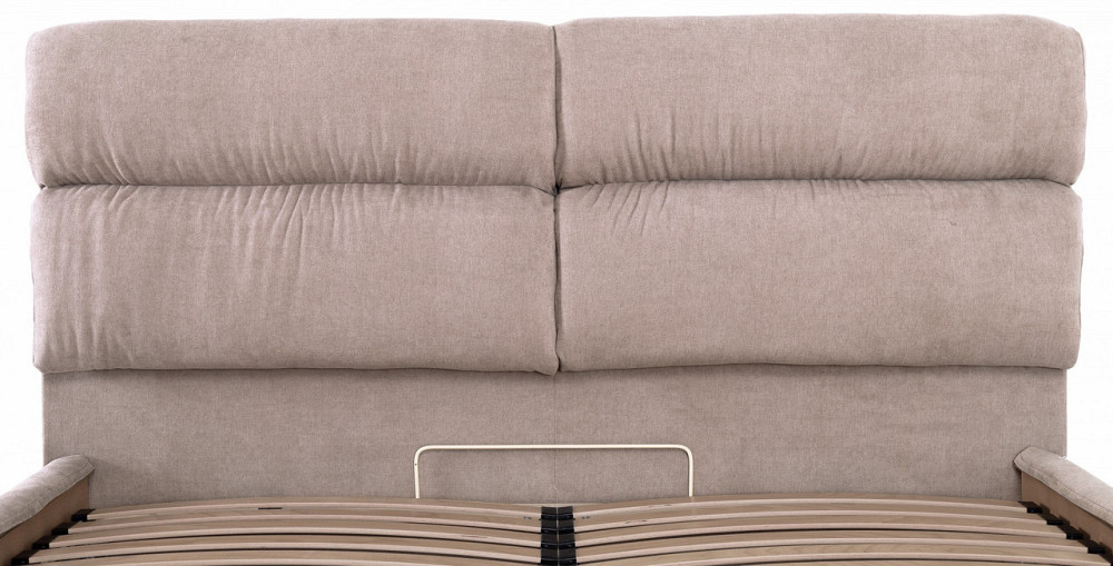 Кровать Oxford VIP 140 х 200 см Мисти Mocco С дополнительной металлической цельносварной рамой Мокко Днепр - изображение 12