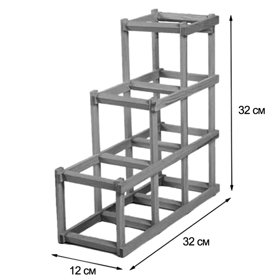 Настільна винна полиця "Джанкоб" каррі Миколаїв - фото 2