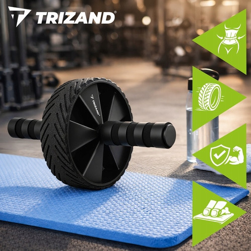 Роликове колеса для тренування преса з килимком Trizand (27668) Нововолинськ - фото 9