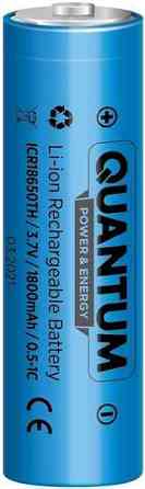 Акумулятор Quantum Li-ion ICR18650 1800mAh 0.5-1C з клемним виступом Рівне
