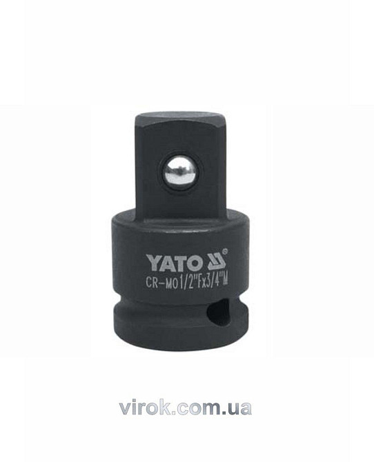 Перехідник ударний YATO 1/2" - 3/4" 48 мм Одеса - фото 1