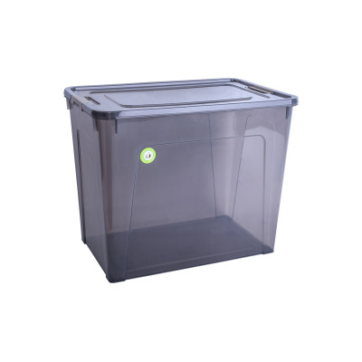 Контейнер для зберігання Алеана Smart Box Коричневий 40 л (алн 123086/коричневий прозорий) Вінниця - фото 1