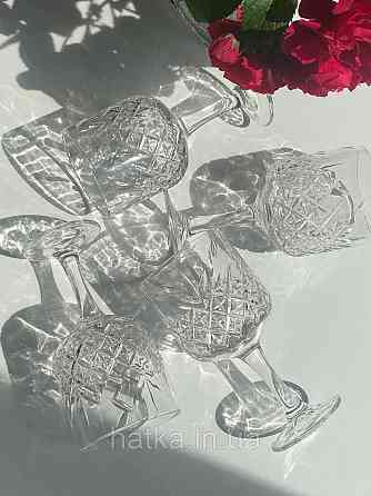 Набір келихів для вина коктейлю 6 шт "Мальбек" 430 мл 9х19 см товсте скло прозоре Київ