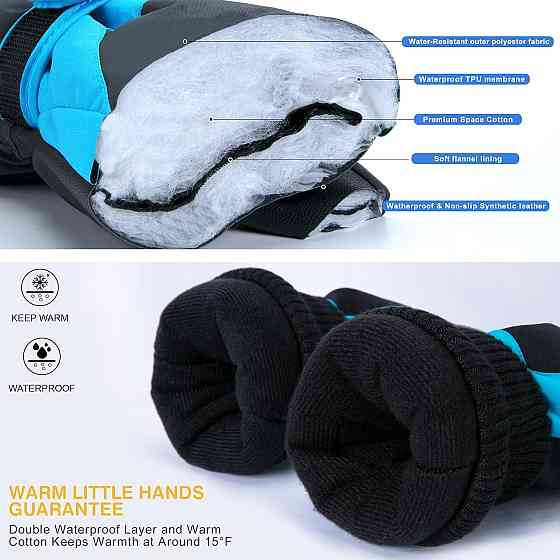 Зимові рукавички ThxToms Kids на 11-14років Луцк