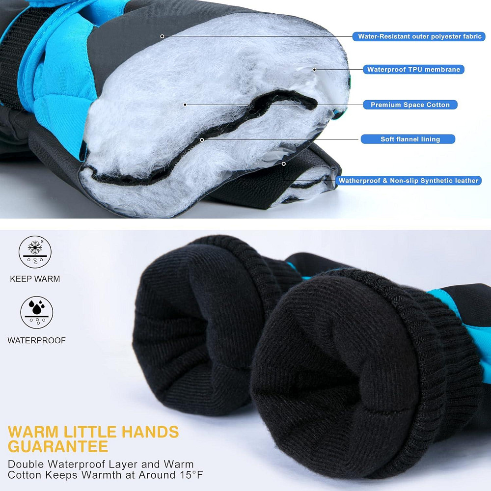 Зимові рукавички ThxToms Kids на 11-14років Луцьк - фото 3