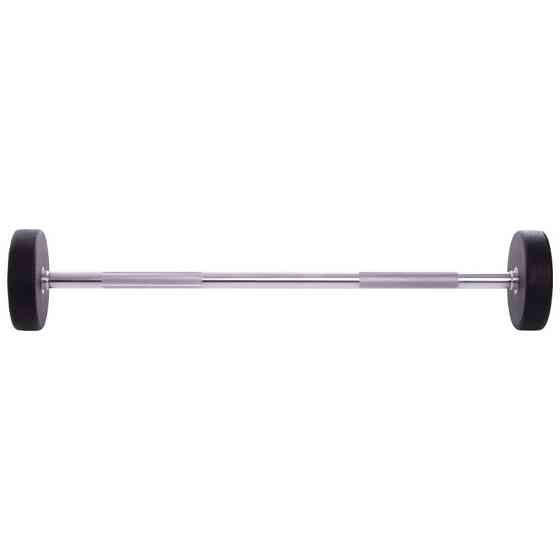 Штанга фіксована пряма поліуретанова Zelart U2689-25 довжина 106 см 25 кг Київ