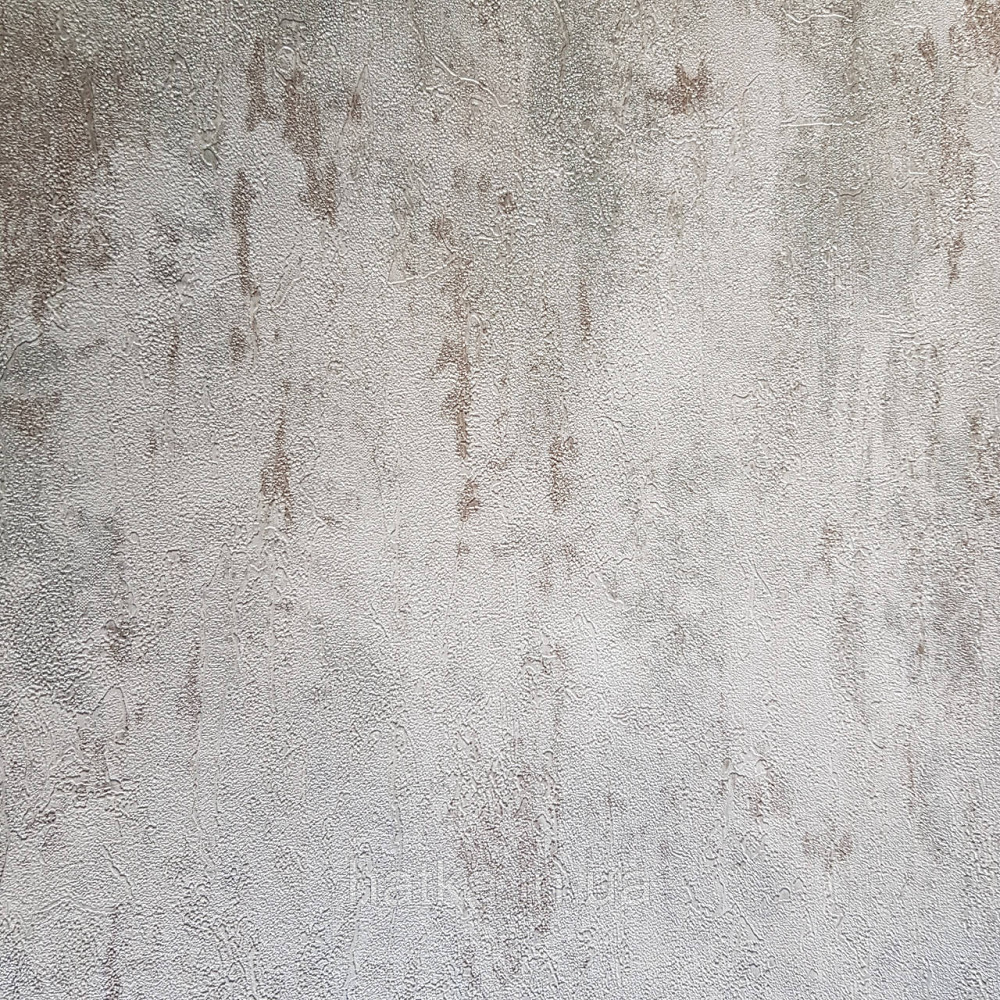 Обои метровые винил на флизелине Decowall Retro под бетон под штукатурку структурные бежевые с серебром Киев - изображение 2