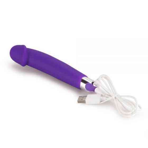 Ефективний вібромасажер Rechargeable IJOY Silicone Dildo Sex Aura Київ