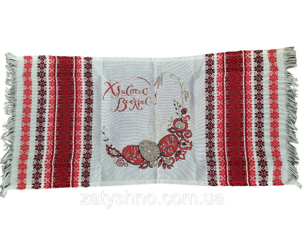 Рушник вишитий великодній на кошик Київ - фото 6