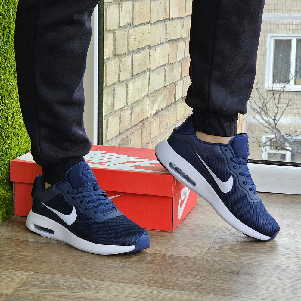 Мужские Кроссовки Nike 90 Синие Найк с Амортизацией Тканевые Летние Сеточка (размеры: 41,42,43,44,45) - 535-4 Днепр - изображение 10