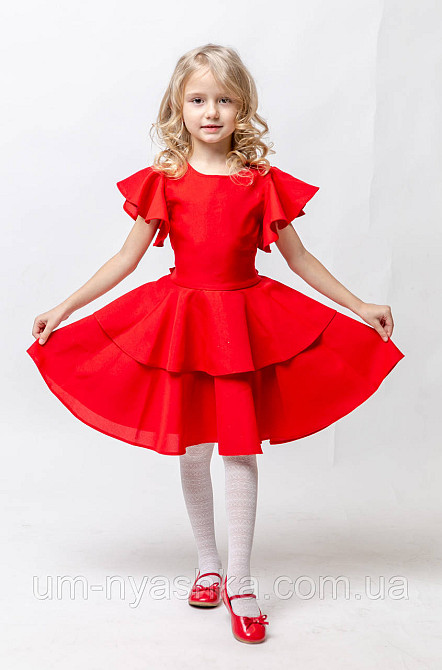 Красное нарядное платье на девочку Кривой Рог - изображение 4