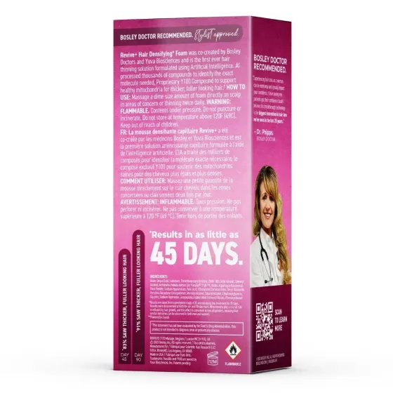 Піна проти випадіння волосся у жінок Revive+ BOSLEY, 60 г Дніпро