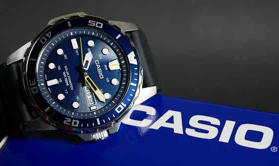 Casio MTP-S110L-2AV Solar Navy 47mm. Киев