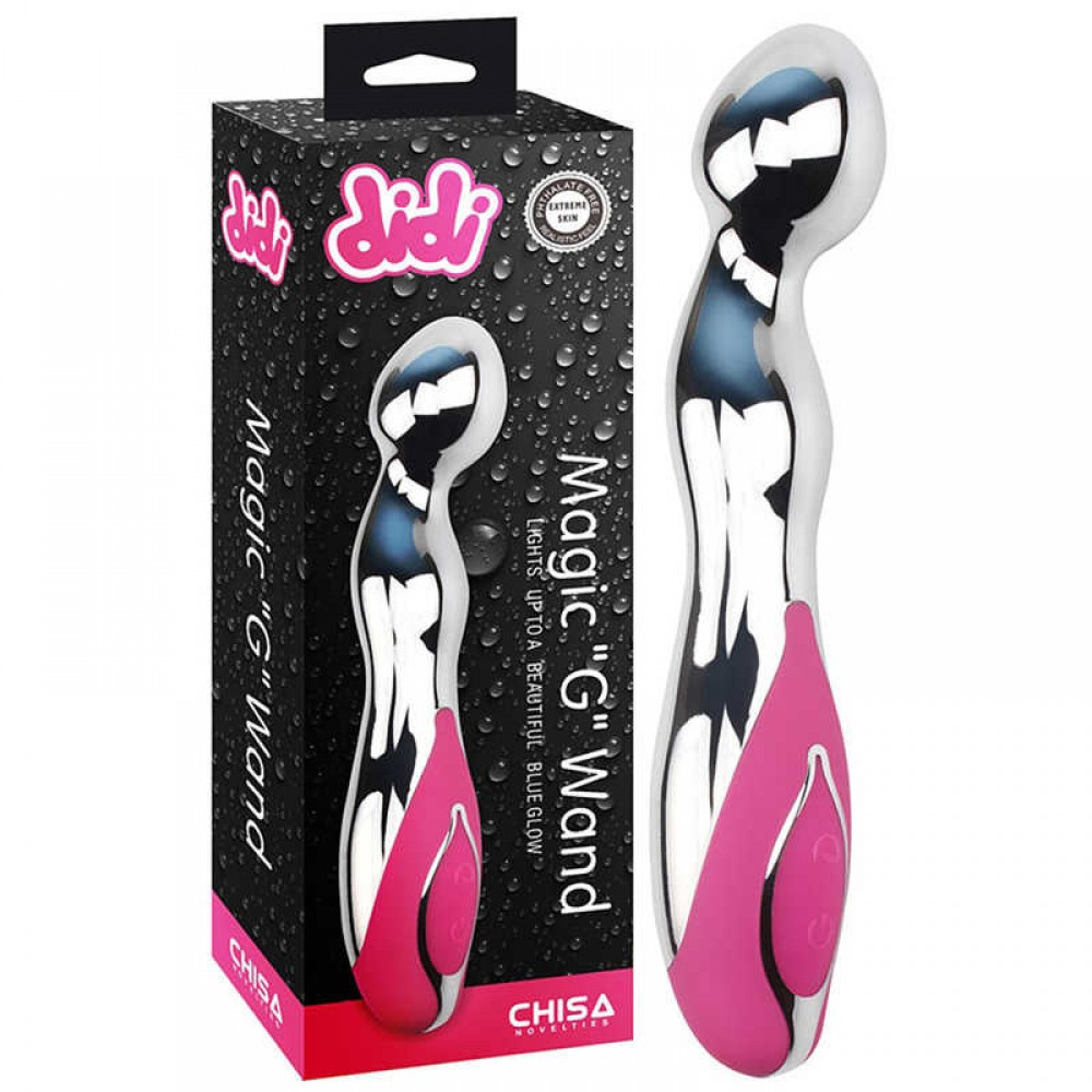 Вибромассажер для точки G CHISA DiDi Magic G Wand с подсветкой, розовый Sex Aura Киев - изображение 1
