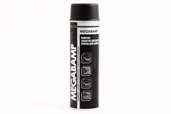Краска аэрозольная для бамперов Deco Color Megabamp 500мл 71701 черный матовый Винница