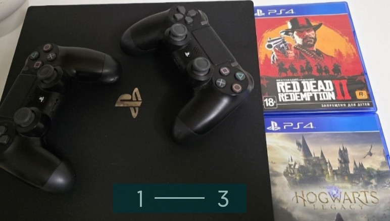Приставка Sony PlayStation PS4 Pro +2game. Киев - изображение 3