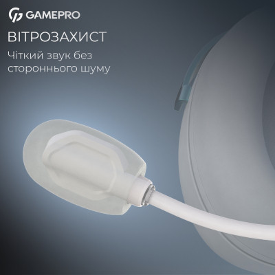 Навушники GamePro Asgard Freya Pro Wireless White/Blue (HSW201WB) Вінниця - фото 4