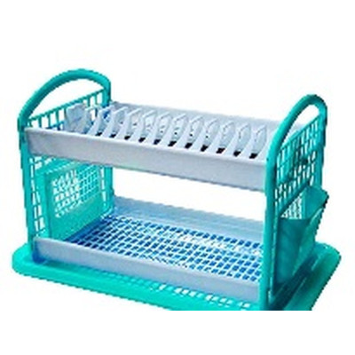 Сушарка для посуду Консенсус 2 яруси бірюза (000023286) Вінниця - фото 1