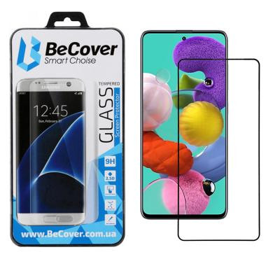 Скло захисне BeCover Samsung Galaxy A51 SM-A515 Black (704668) Вінниця - фото 1