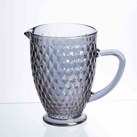 Глечик для напоїв скляний 1.2 л Сірий HP-19-259 Коломия