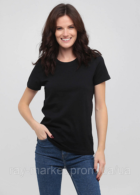 Футболка базовая плотная Stedman Comfort-T женская черная (ST2160-BLO) M Киев - изображение 1