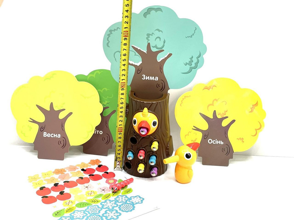 Гра магнітна Limo Toy Нагодуй дятла пташка і 8 черв'ячків (FT 0015) Чернігів - фото 4