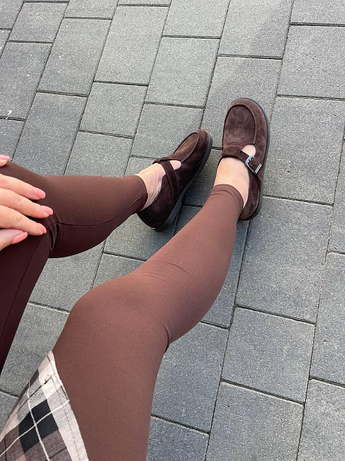 Vanessa Лофери жіночі VANESSA T-304-02 шоколадні (весна-осінь, замша натуральна) (5830) 40 Коломия - фото 1